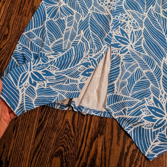 Always A.line Hawaii Slit Back Tank Top - Hawaiian Print - Small - Picture 5 of 7